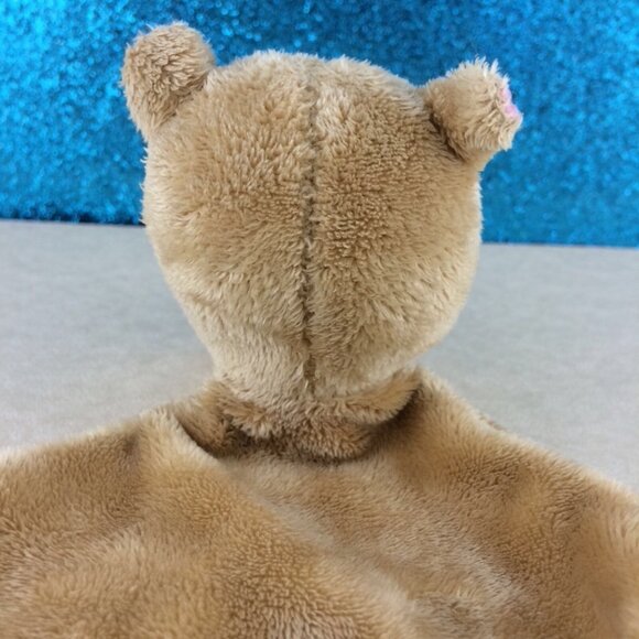 Hippo Hippopotame Doudou Lovey Peluche Plush Plat Carré Blanc USED 8" Security - Picture 6 of 12